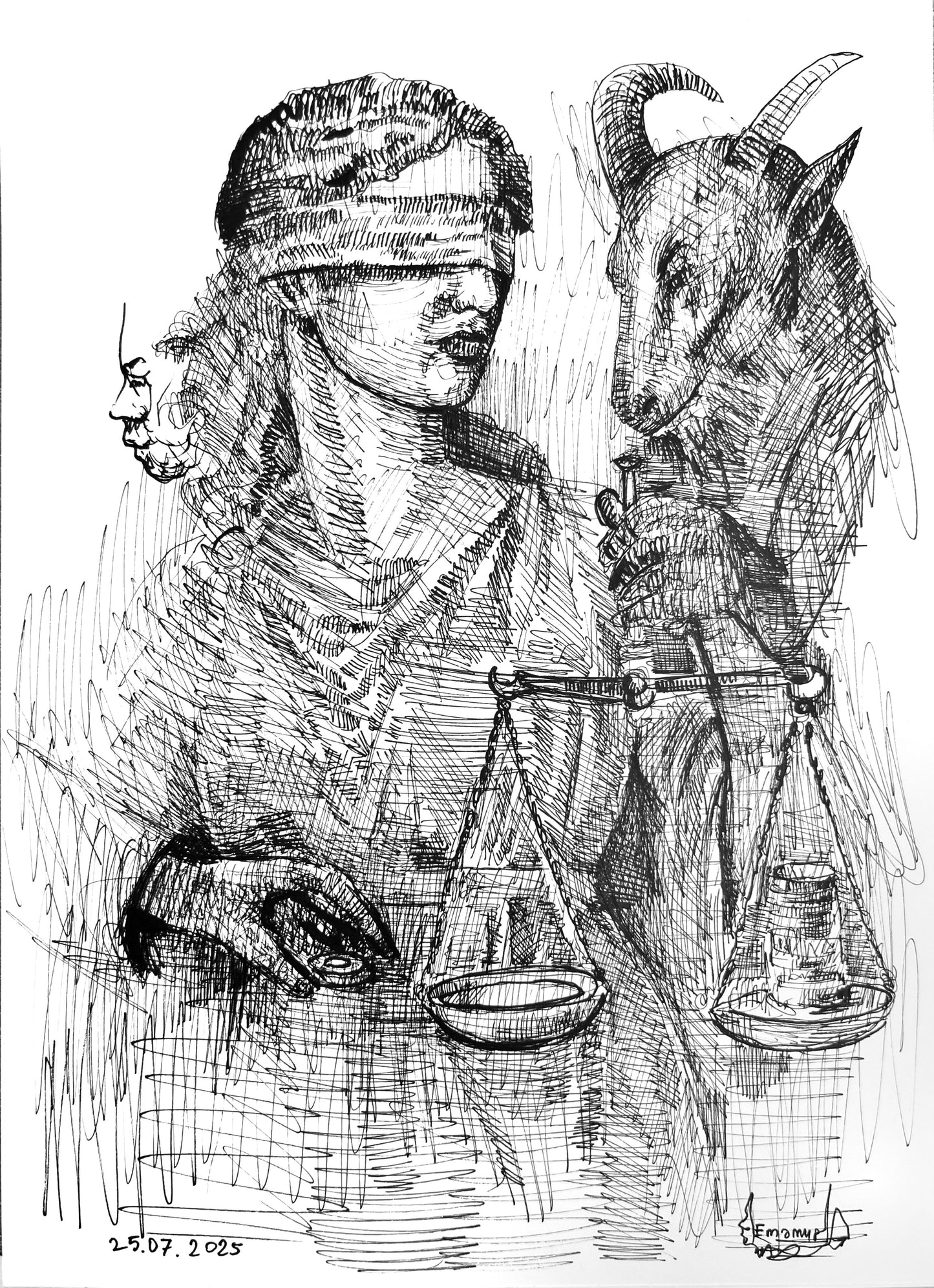 Limited Edition Print – Judgment is a Beast